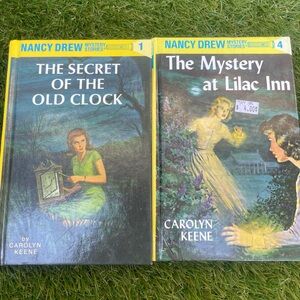 Vintage Nancy Drew Mystery Stories Book 1 and Book 4 | Hardcover